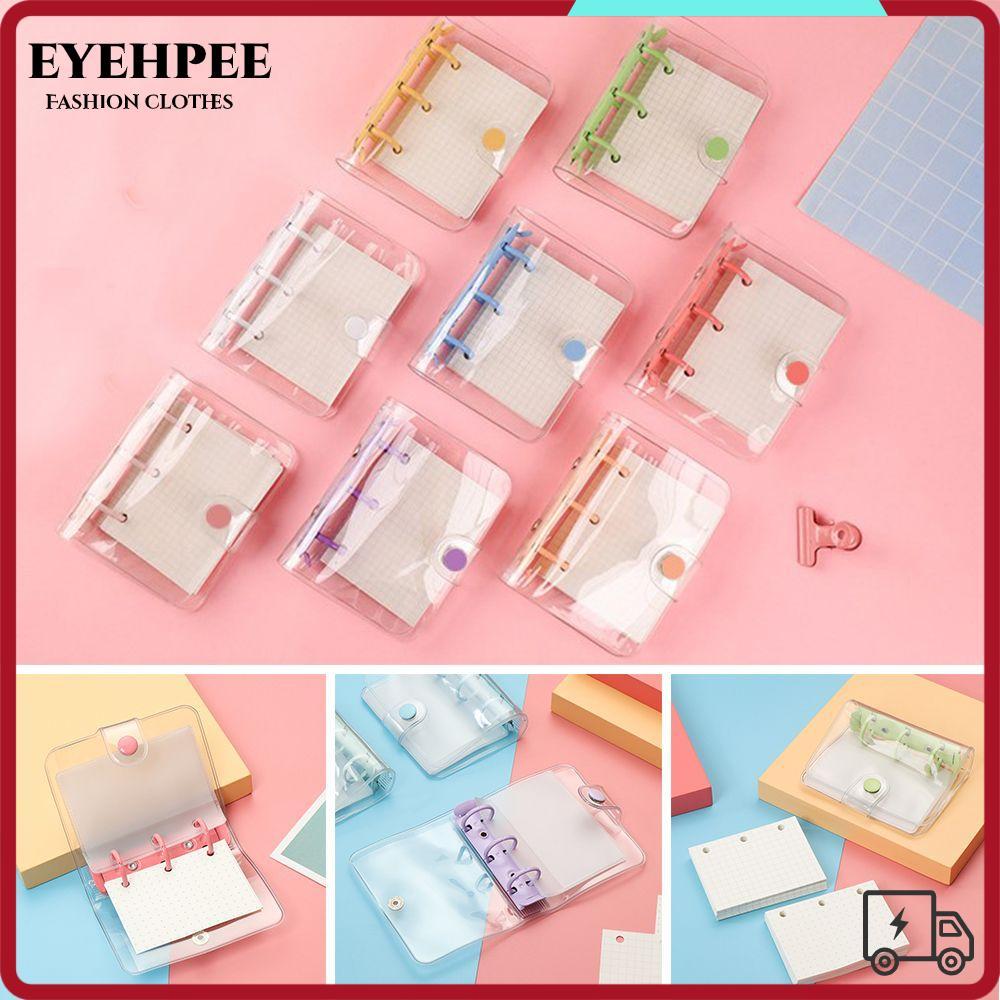 EYEHPEE Notebook Cover Thư mục tập tin 3 lỗ Mini Creative Hand Account Diary Loose-leaf Refill