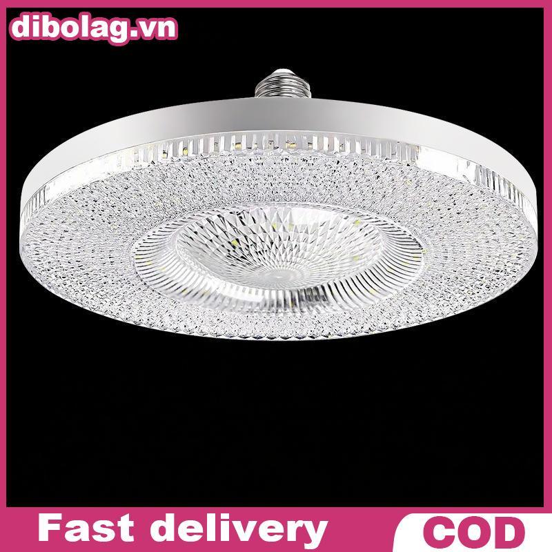 DIBO 1 Đèn trần LED pha lê UFO, Bóng đèn chùm bảo vệ mắt siêu sáng E27.