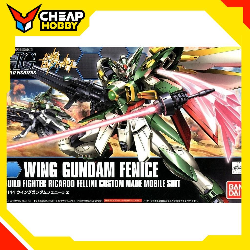 Mô Hình Lắp Ráp Gundam HGBF 1/144 Wing Gundam Fenice của Bandai Nhật Bản