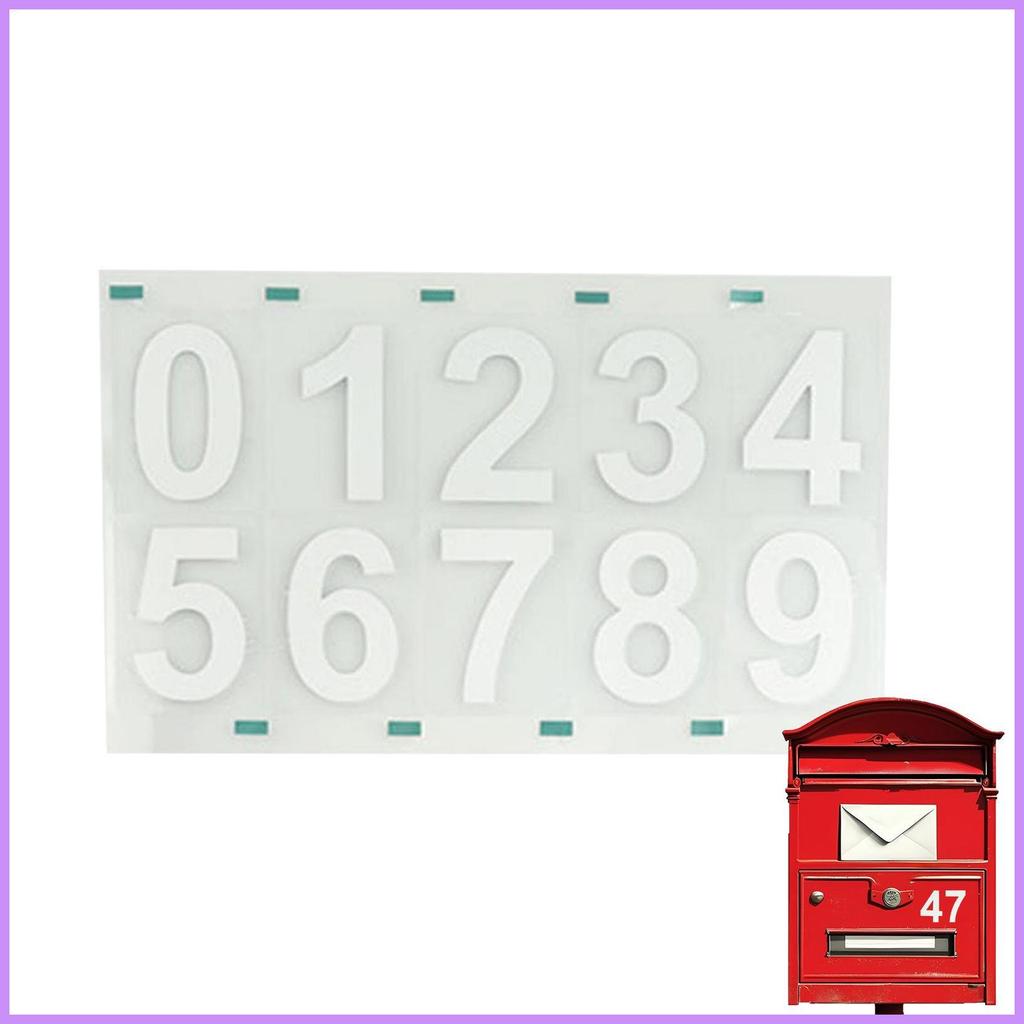 Dính Hộp Thư Số Chống Thấm Nước Phản Quang Số Nhà Đề Can Dính Ký Đề Can Cho Cửa Nhà bunvermy