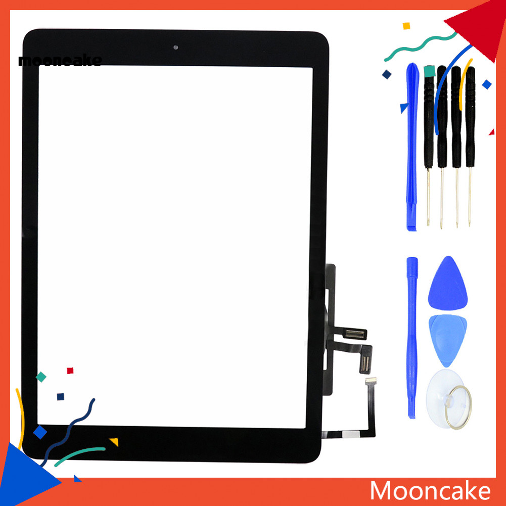 Bánh trung thu| Màn hình số hóa cảm ứng + Keo dán + Nút Home Flex cho iPad Air A1474 A1475