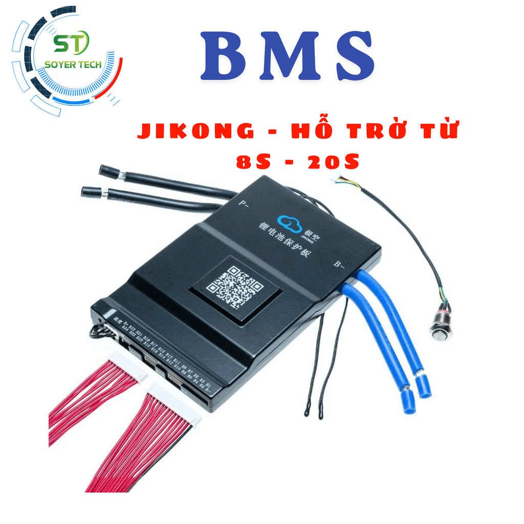 BMS JK THEO DÕI QUA BLUETOOTH HỖ TRỢ TỪ 8S ĐẾN 20S - DÒNG SẠC XẢ TỪ 100A - 150A - 200A - HÀNG CÓ SẴN