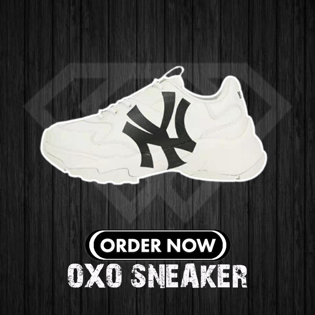 MLB bigball chunky trắng đen nguyên bản Giày bố MLB màu be (bản gốc chất lượng 100%) Giày MLB giày t