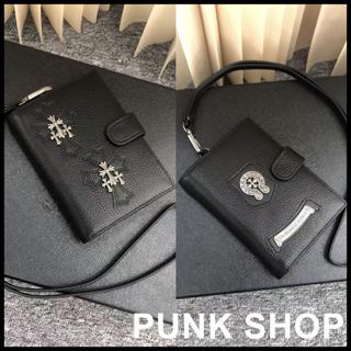 Chrome Hearts Túi ly hợp phong cách chéo bao gồm dây buộc Túi lưu trữ đa chức năng 0204