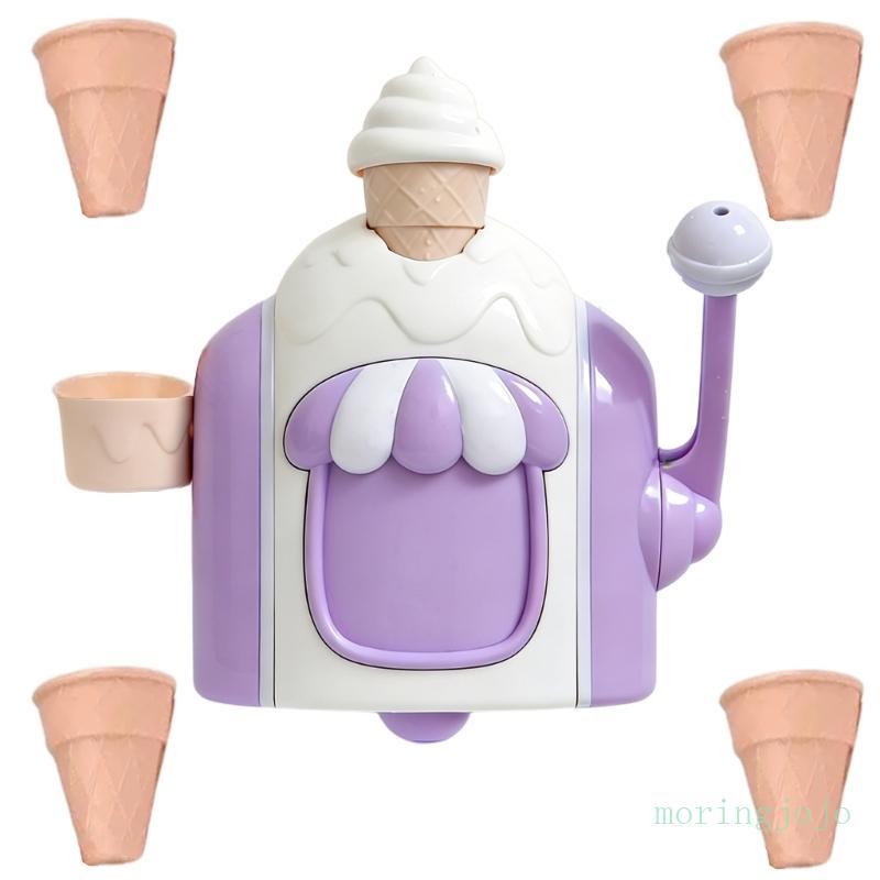 JOJO Đồ chơi tắm tập đi Máy làm kem Máy tạo bọt Đồ chơi cho trẻ em Tương tác giả vờ chơi bồn tắm Đồ 