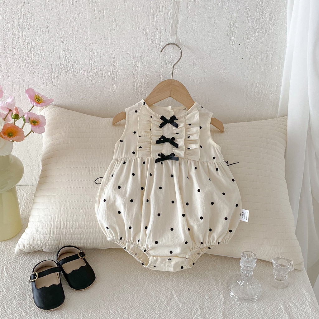 Baby Summer Wear Newborn Clothes Baby Girl Jumpsuit Full Moon Romper Thin Onesie 1KPx