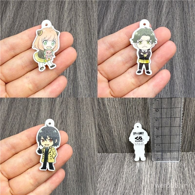 Nhà chơi gián điệp số lượng lớn KURA Sushi Arnia Cao su Hàng hóa Chìa khóa Mặt dây chuyền CSX4