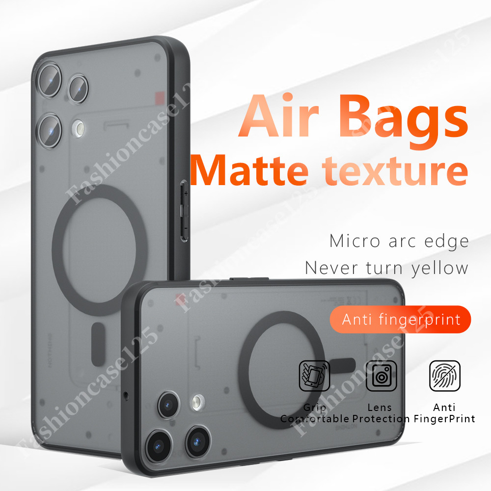 Nothing Phone (3a) Lite Case For Nothing Phone (3a) Lite Vỏ điện thoại Matte Clear Back Cover Trong 