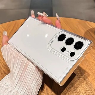 Ốp Điện Thoại Samsung Trong Suốt Bảo Vệ Camera Cho Galaxy S26 S25 S24 S23 S22 S21 S20 S10 Plus FE S9 Note 20 Ultra 10 Lite 9 8 Ốp Lưng Chống Sốc TPU