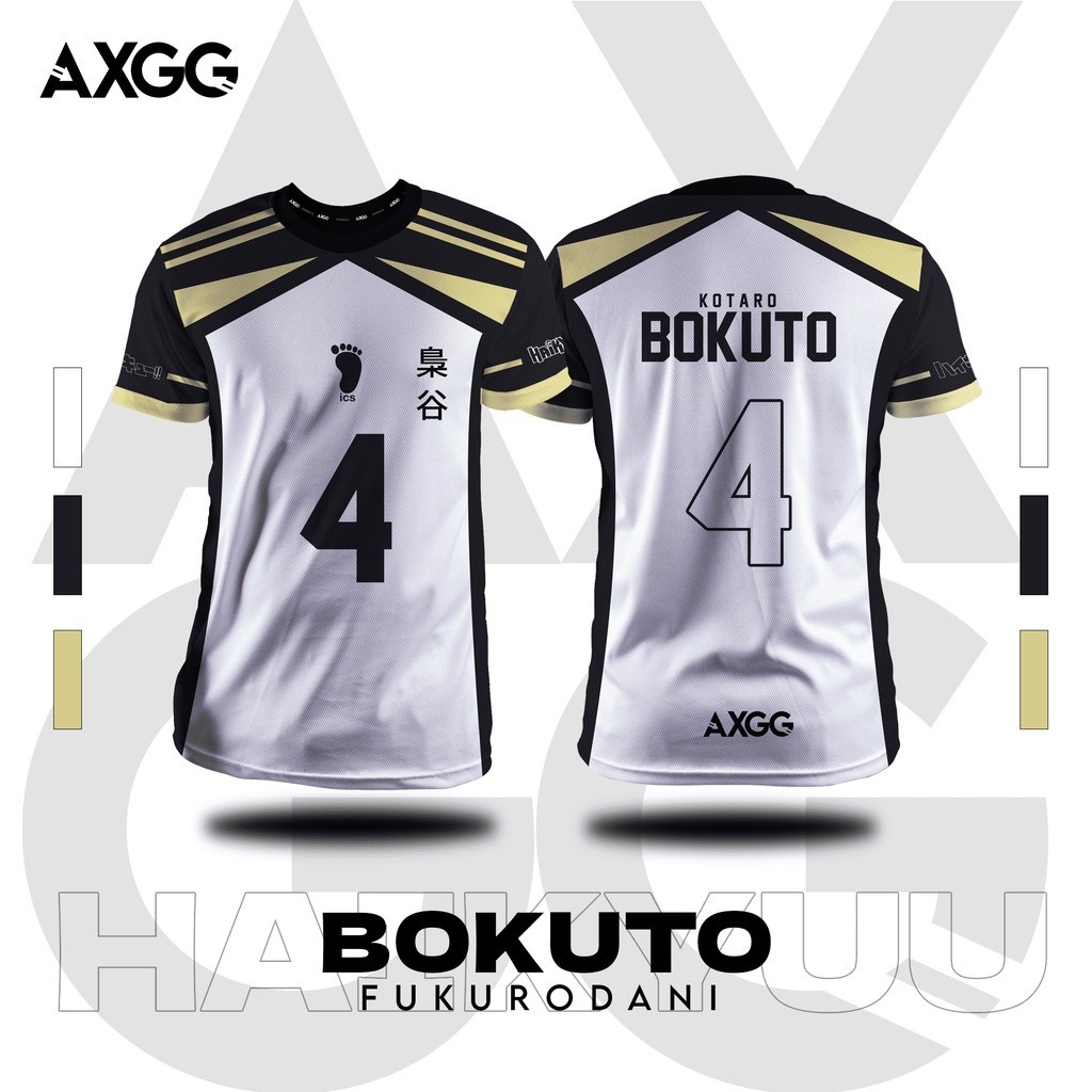 (Chất lượng cao) Áo in hình Anime chất lượng cao Haikyuu Fukurodani Bokuto AXGG 2025