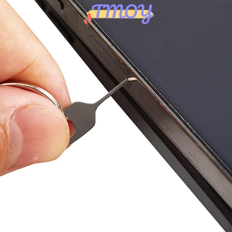 TMOY 5 Cái / bộ Thẻ SIM Eject Pin Dụng Cụ Chìa Khóa Kim Thẻ SIM Khay Đựng Eject Pin Cho Điện Thoại D
