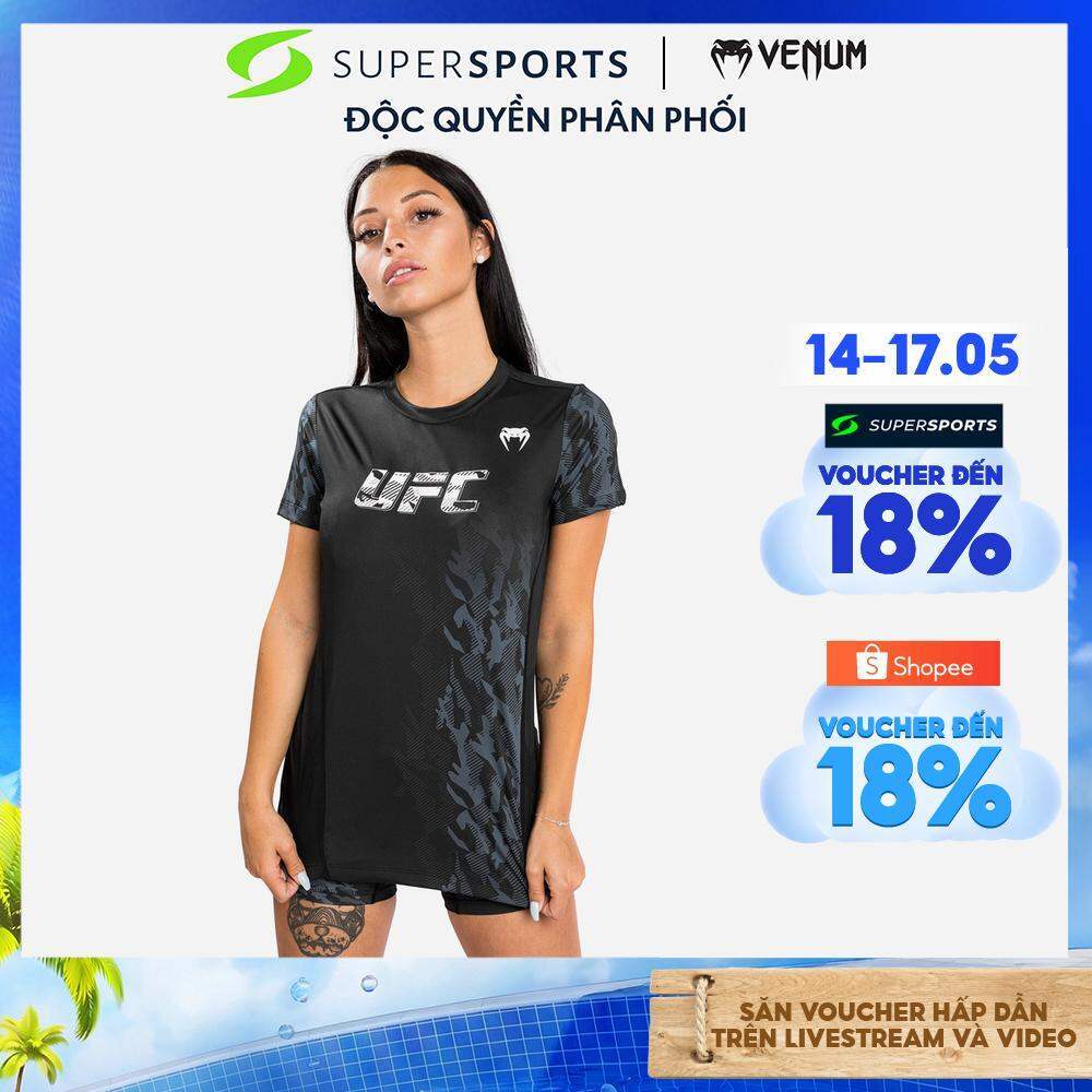 Áo Thun Nữ Venum Ufc Authentic Fight Week Wo Black Performance Sho  - VNMUFC-00034-001