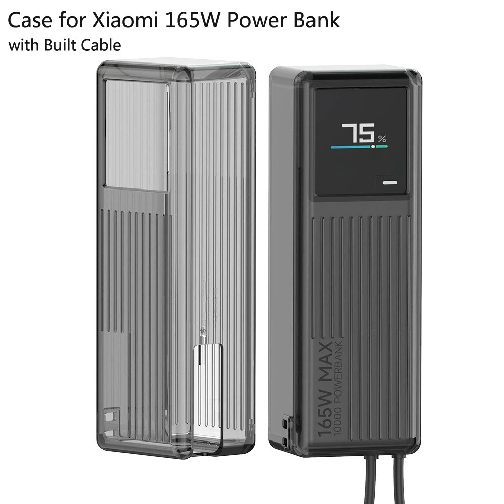 Dành Cho Xiaomi 165W Power Bank 10000mAh PB1165MI Ốp Lưng Có Tích Hợp Cáp USB C Sạc Di Động Hộp Bảo 