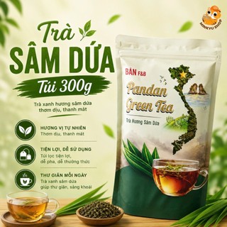 Trà Khô Bản F&B Trà Sâm Dứa Túi 300G Đậm Vị Tự Nhiên Chất Lượng Chuẩn Quán Sản Xuất Tại Việt Nam