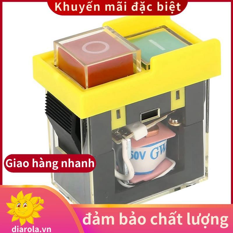 Kjd6 5E4 250V 6A Công tắc điện từ chống nước, chống mất điện Công tắc công cụ, nút. diarolavn