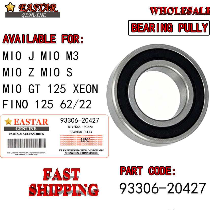 VÒNG BI 62 / 22 VÒNG BI BÁNH SAU cho MIO J MIO M3 MIO Z MIO S MIO GT 125 XEON FINO 125 EASTARGENUINE