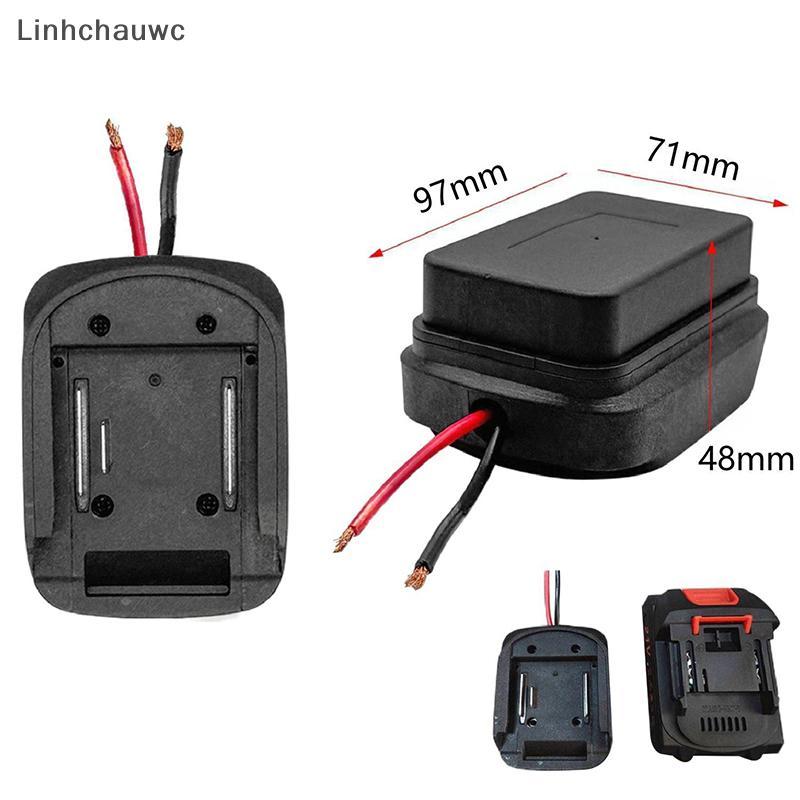 Linhchau cho Makita 18V/21V Li-ion BATTERY Adapter DIY pin cáp nối đầu ra Adapter bl1830 bl1840 BL18