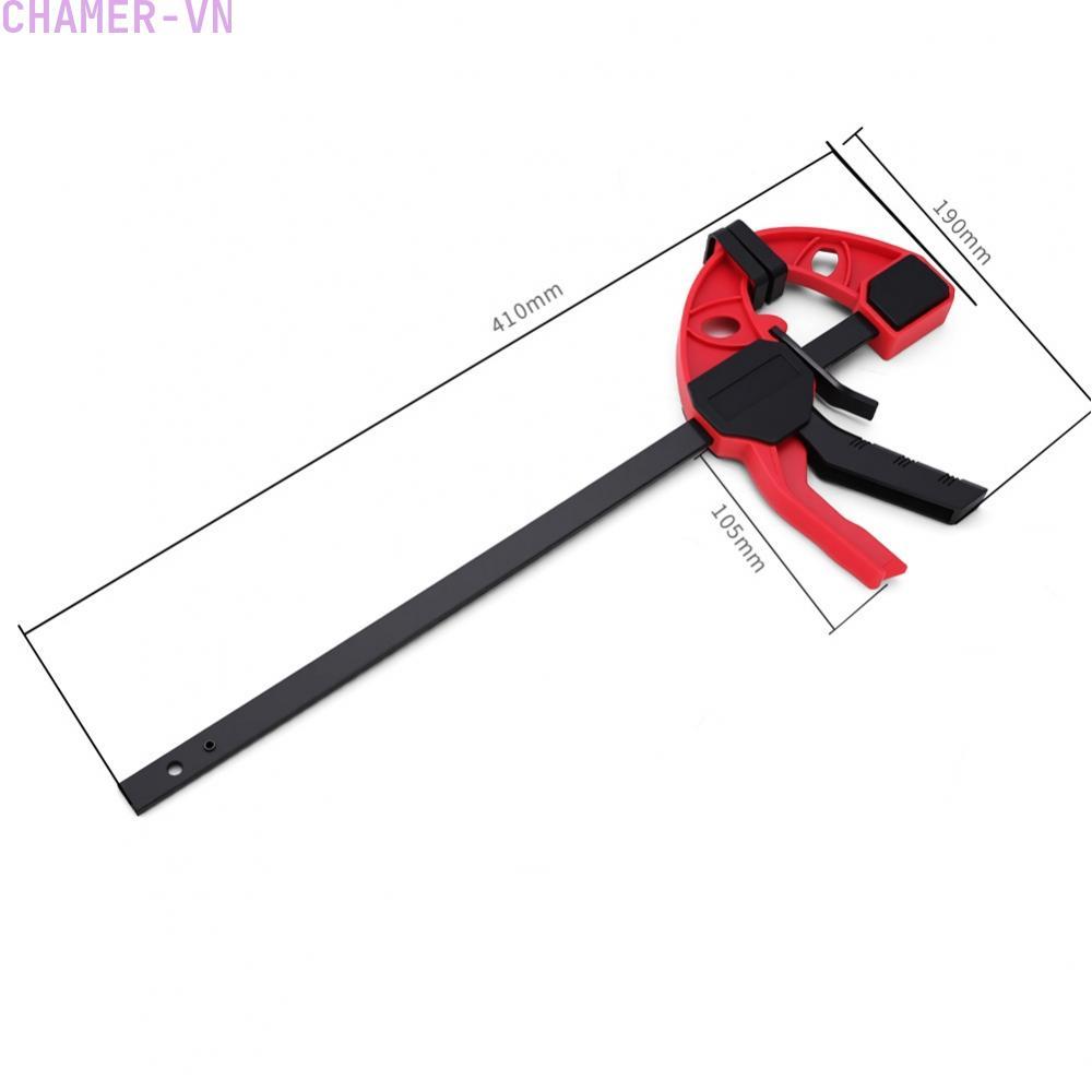 【CHAMER】Quick Clamp F Clamp for Woodworking Forged Steel Rocker Operation Multiple Sizes【HomeLiving】