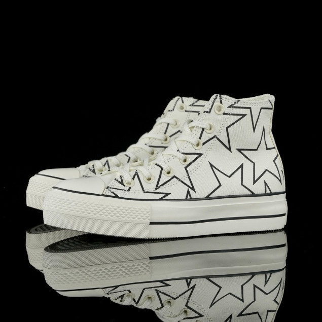 Converse All Star Lift Thick Soled Five Star Converse Official High Top Casual All Match