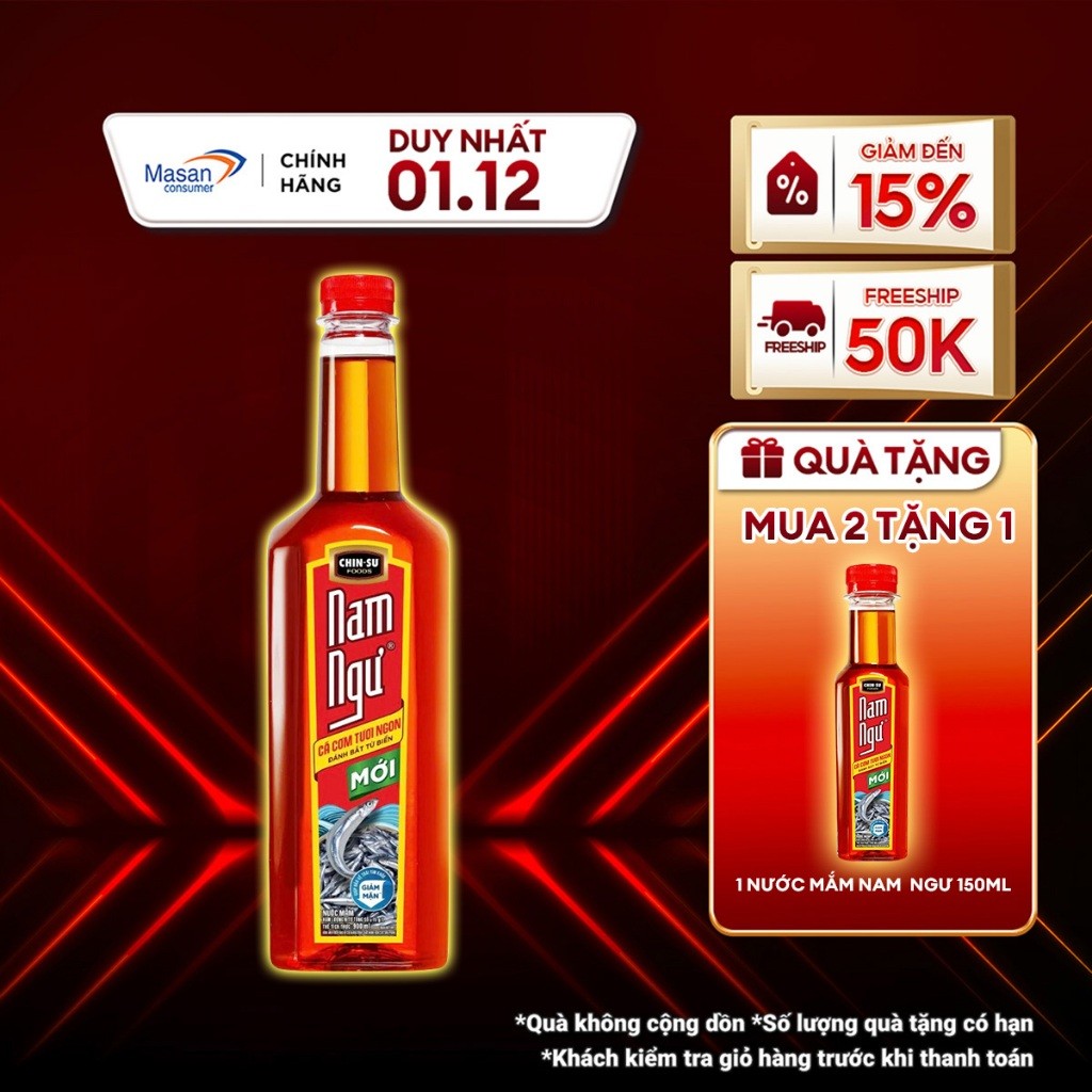 [LS] Nước Mắm Nam Ngư Chai 900ml