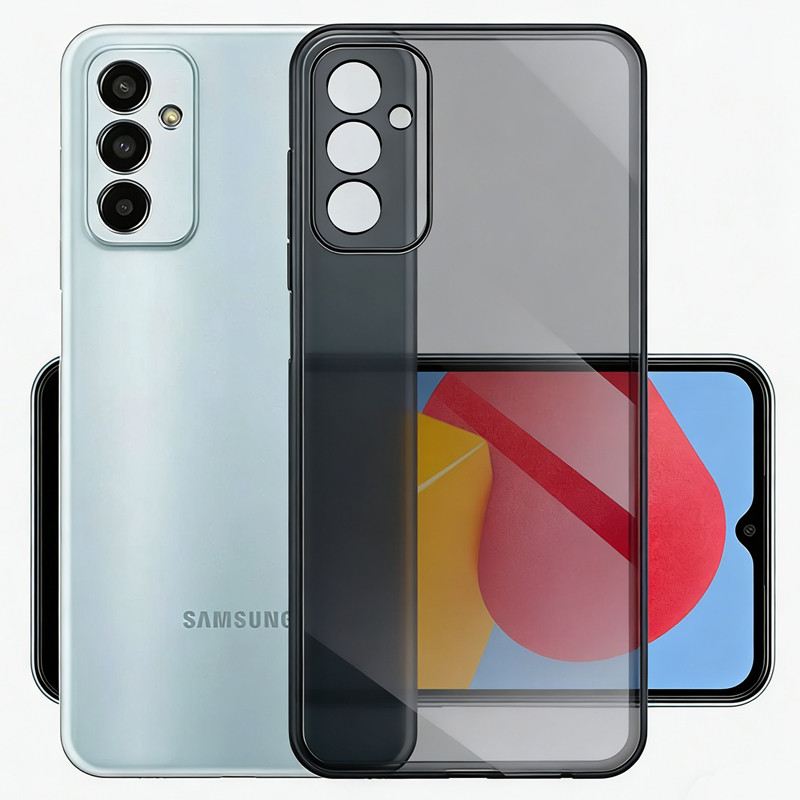 Dành Cho Samsung Galaxy M23 5G 6.6 inch SM-M236B M236L Mềm Mại Mượt Mượt Màu Đen Mờ Vỏ Silicon Màu V