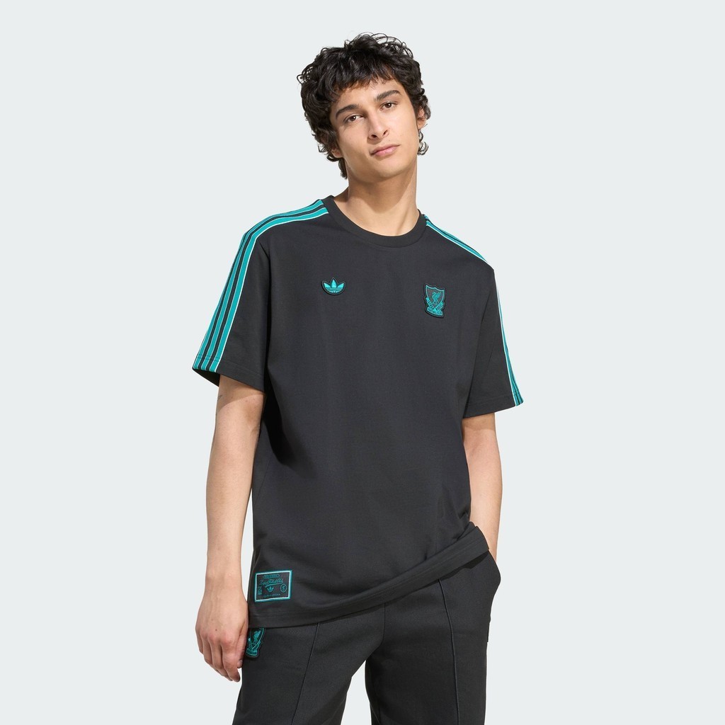 adidas Football Liverpool FC Terrace Icons Tee Men Black JW5470