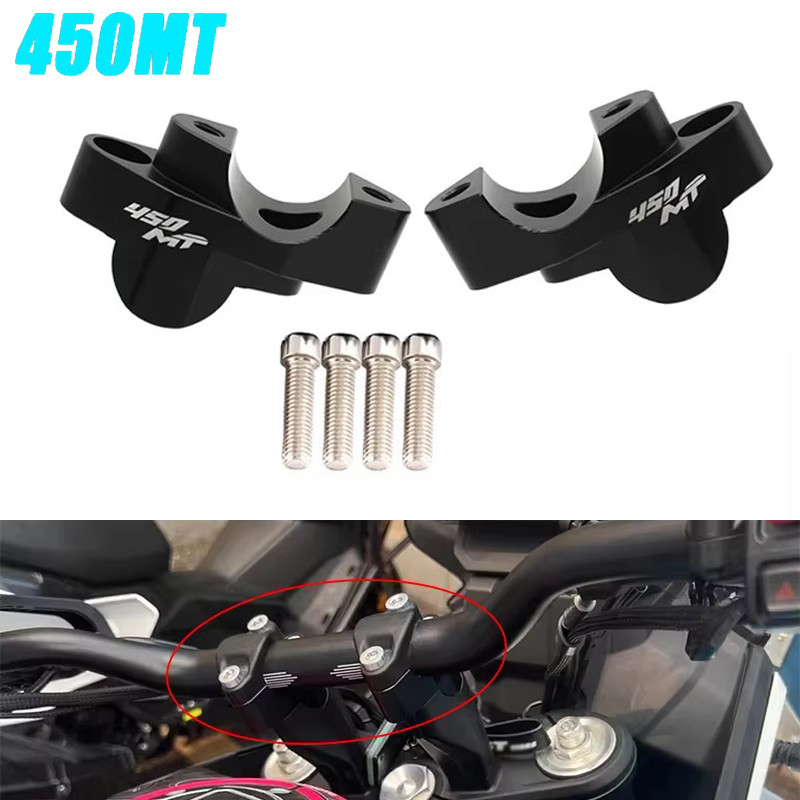 Cho CFMOTO 450MT MT450 2023 2024- Phụ Kiện Xe Máy Tay Cầm Nâng Kéo Tay Cầm Thanh Kẹp Mở Rộng Adapter