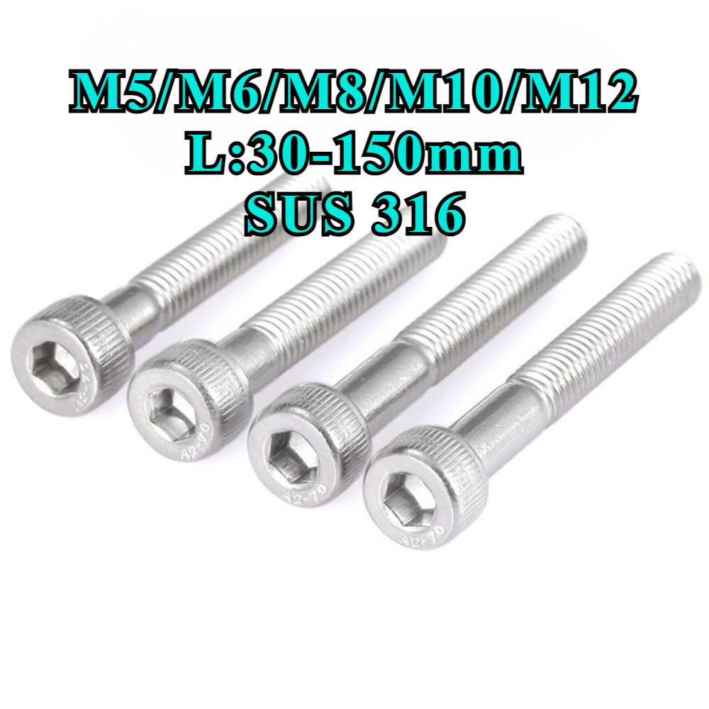 Ốc Vít pake đầu tròn Có Vòng Đệm inox 316 / ốc đầu tròn pake - Lắp ráp thiết bị điện, máy móc, đồ gỗ