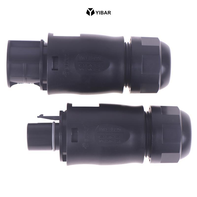 YIBAR BC01 3 Pin Kết Nối AC Nam Nữ IP68 Cho Lưới Năng Lượng Mặt Trời Buộc Micro Biến Tần Hoymiles De