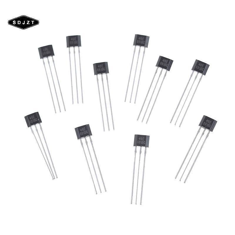 < SDJZT > 10 chiếc Hall element 49E OH49E SS49E Cảm biến tuyến tính Hall Cảm biến đang được bán