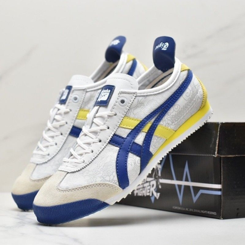ONITSUKA TIGER Onitsuka Tiger Shoes Mexico 66 Sd Sản xuất tại Nhật Bản Retro Da Cừu Giày Nam Nữ Giày