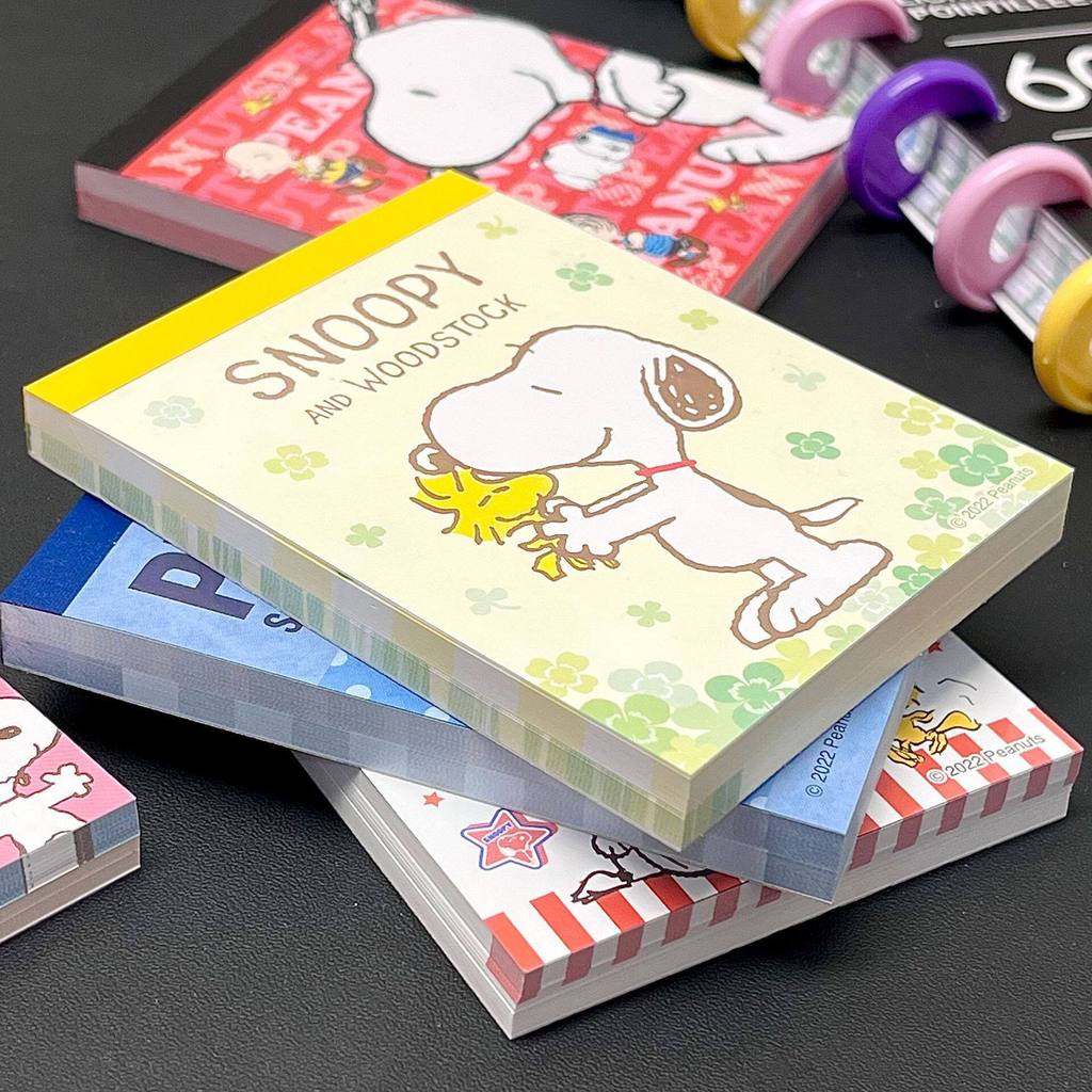 Snoopy Pocket Notebook Sinh viên Siêu dễ thương Trái tim cô gái Notepad Notepad không trầy xước có t