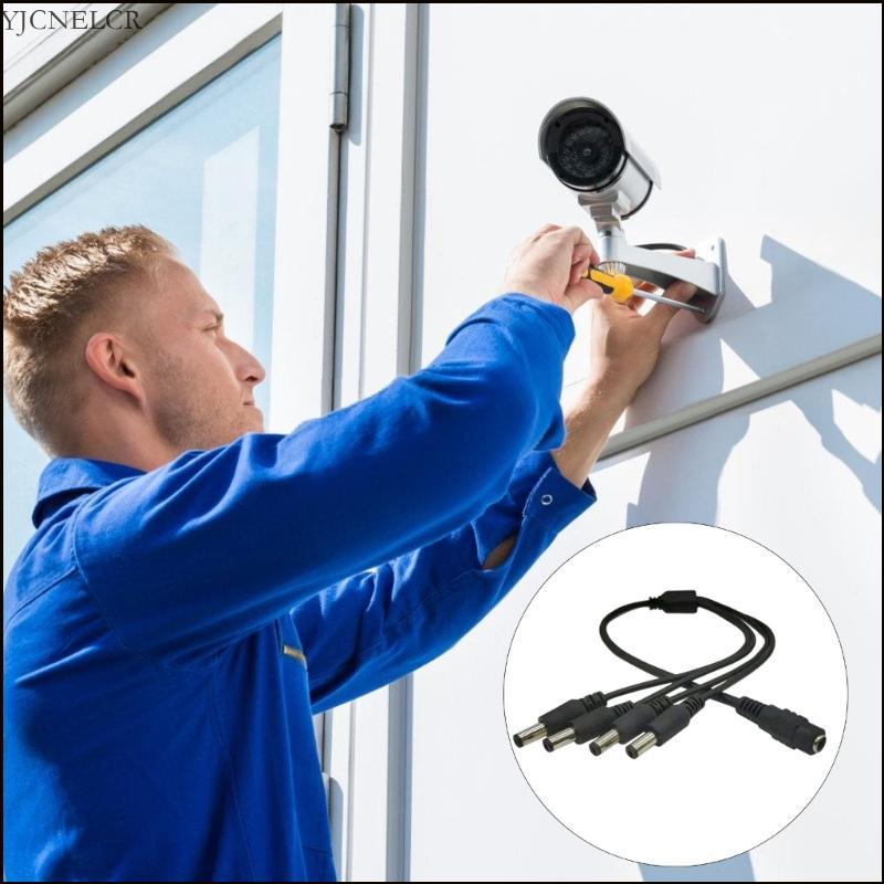 YJCNELCR Cáp Chia Nguồn Nữ Nam Mở Rộng Dây Nguồn Giám Sát Cấp Nguồn Dây Nối Dài Với 1 Đến Nhiều