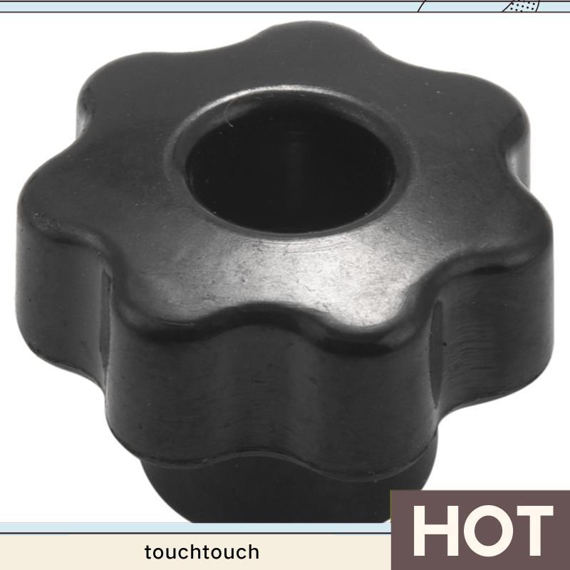 10 CÁI M6 Bên Trong Ren Núm Vít Nhựa Đầu Ngôi Sao Kẹp Núm Đen M6 x 25 touchtouch.vn