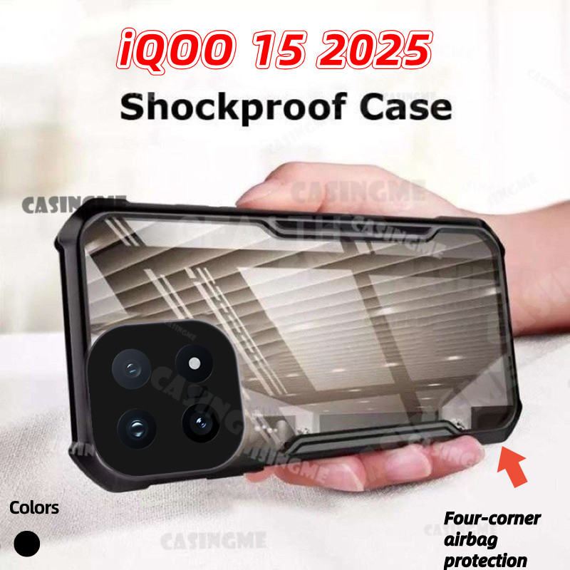 IQOO 15 2025 Ốp Điện Thoại AirBag Trong Suốt Cho iQOO 15 13 15 Z10 Neo 10 IQOO15 15IQOO 4G 5G 2025 Ố