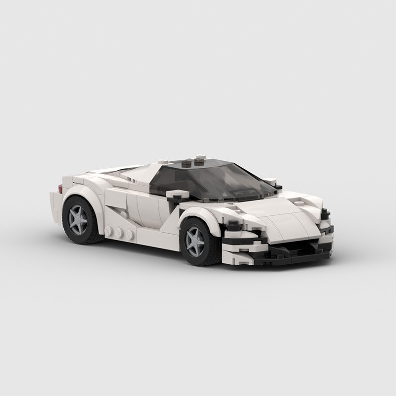 Khối Xây Dựng MOC Tương Thích Lego Sáng Tạo McLaren 720s 8 Lưới Đua Xe Tốc Độ Series Sáng Tạo Mẫu Xe