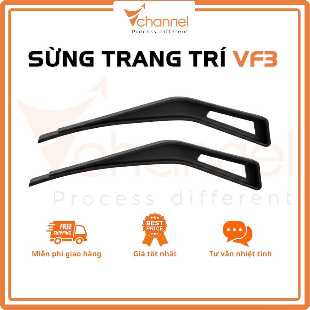 Cặp Sừng (Râu/Móc) Gắn Capo VF3