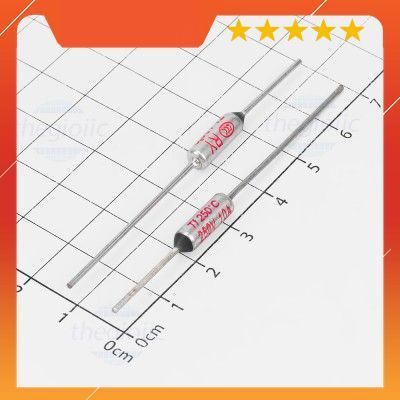 [10 Cái]- RY250 Cầu Chì Nhiệt 250 Độ C 250VAC 10A