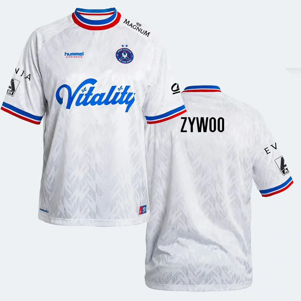Mới Áo thun Vitality Team 2025 cho người hâm mộ EPL với hình ảnh ZywOo