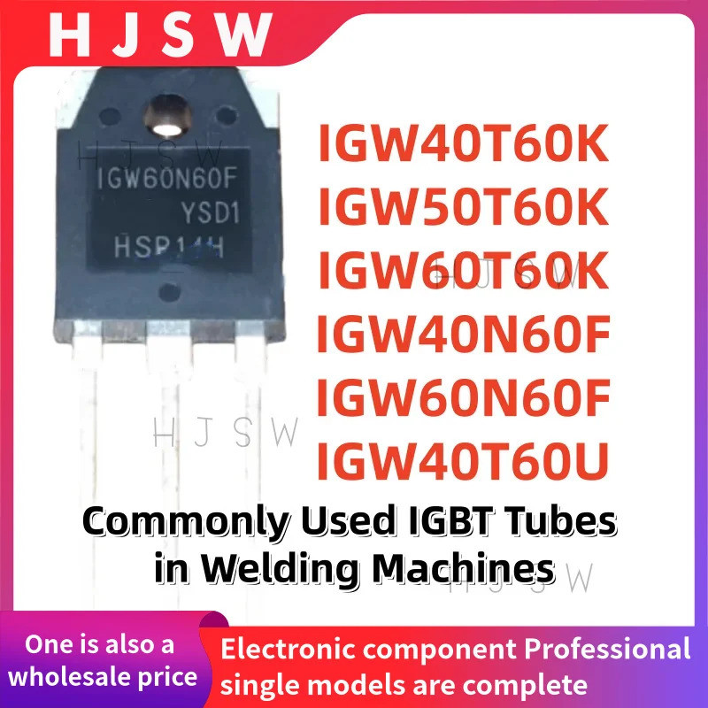 5 CÁI IGW40T60K IGW50T60K IGW60T60K IGW40N60F IGW60N60F IGW40T60U IGW TO-3P Ống IGBT thường được sử 