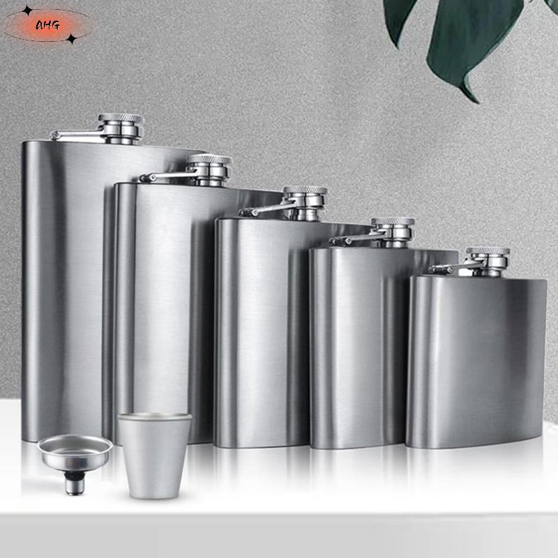 1 4 5 6 7 8oz xách tay mini thép không gỉ rượu Hip Flask cho Chai du lịch Whisky chai Mug Flask