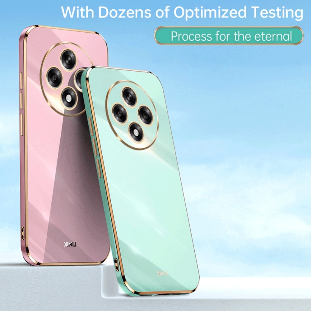 Mạ Khung Vuông Ốp Lưng Điện Thoại Redmi 14C 14R Redmi A4 A3 Pro 2411DRN47C, 2409BRN2CA, 2409BRN2CG, 