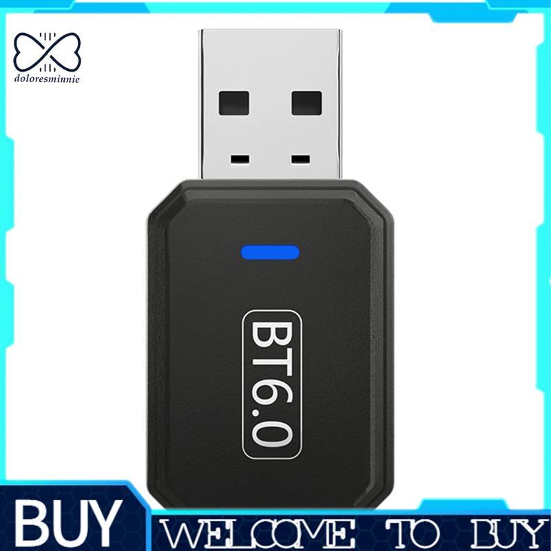 Bộ Chuyển Đổi Bluetooth 6.0 USB Cho PC Bộ Thu Bluetooth Dongle Cho Máy Tính Để Bàn Laptop Loa Cắm Và