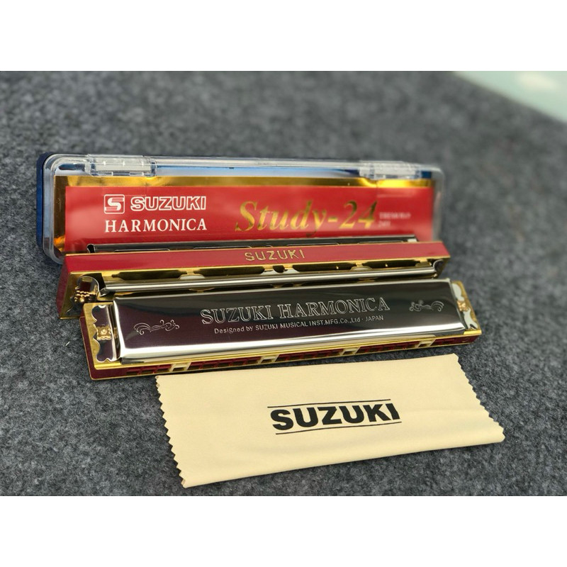Kèn harmonica tremolo Suzuki study 24