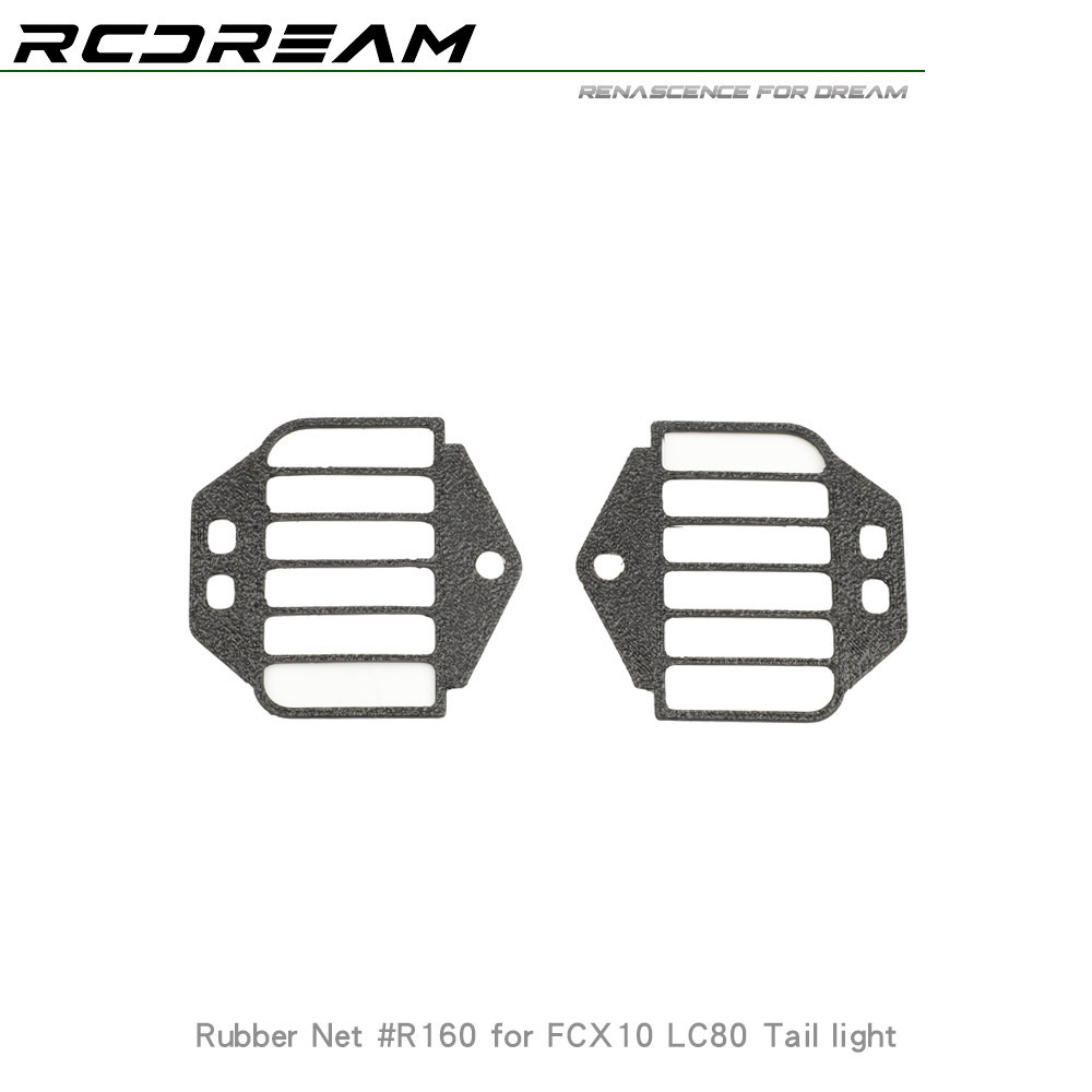 Lưới tản nhiệt bảo vệ đèn hậu mô phỏng cho xe bánh xích RC 1 / 10 FMS FCX10 LC80