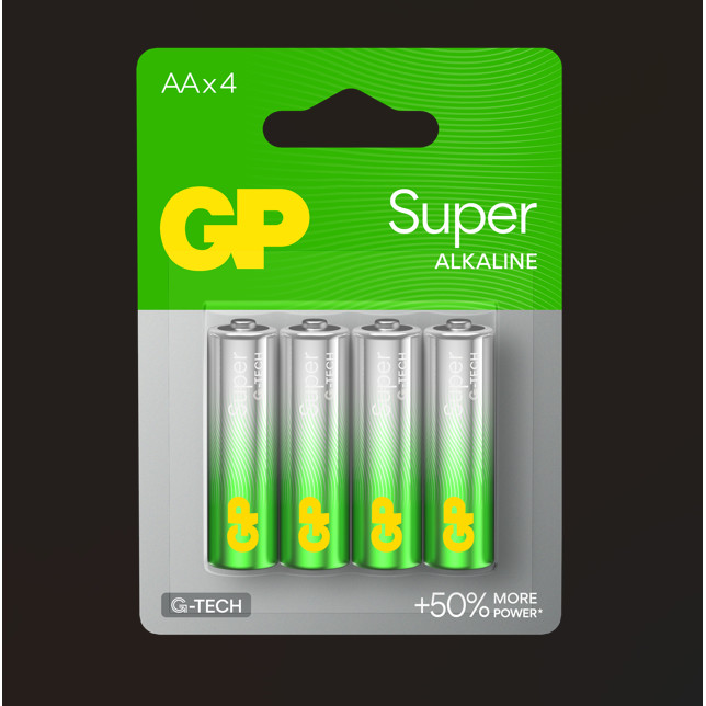 GP Pin tiểu Alkaline AA GP15AETA21-2GSBC4 - combo 3 vỉ