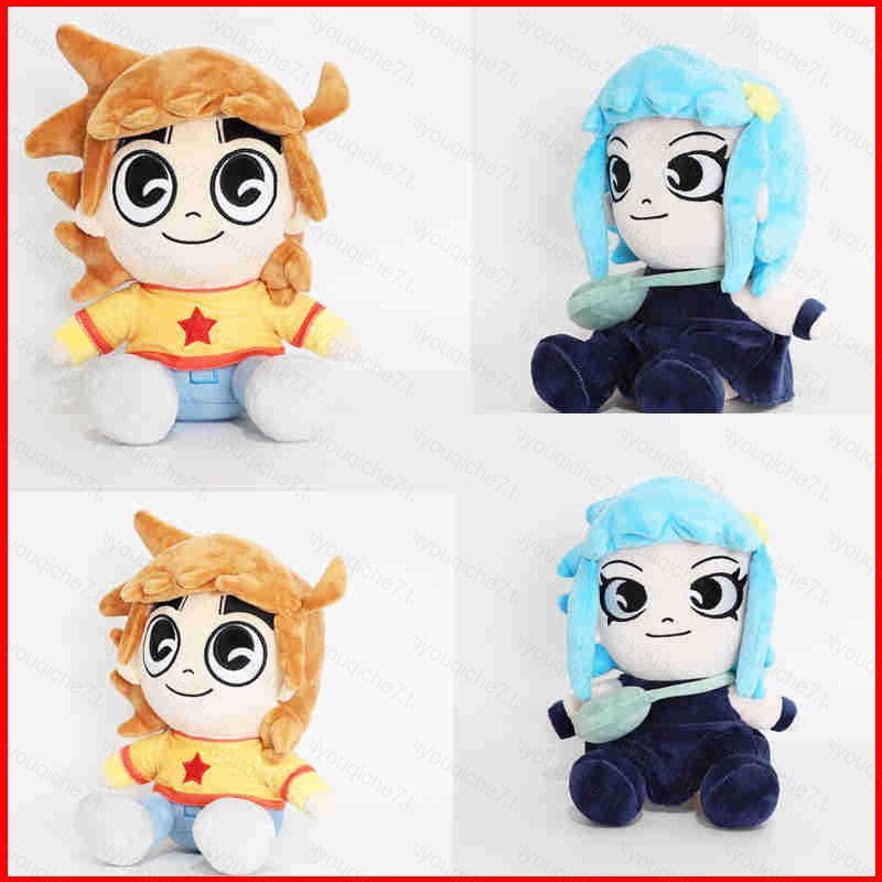 SY Scott Pilgrim Take Off Scott Pilgrim Ramona Flowers Plushie Anime Merch Búp bê bông sang trọng dễ