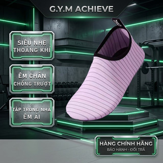 Giày tập yoga, pilates, nhảy dây, tập gym, chạy bộ siêu nhẹ, chống trượt, không gây tiếng ồn