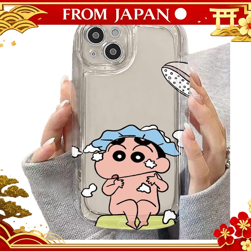 Crayon Shin-chan Mobile Cover for iPhone XR Case Cute Smartphone Cover Transparent Crayon Shin-chan 