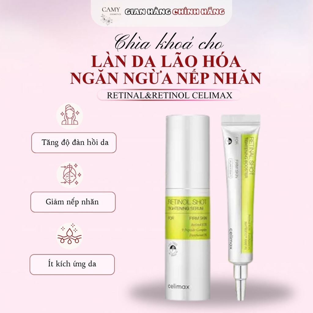 Tinh chất chống lão hoá retinol vi gai CELIMAX RETINOL SHOT SERUM/ RETINAL SHOT BOOSTER